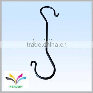 Metal wire S shape double sides shopping hanging display hook