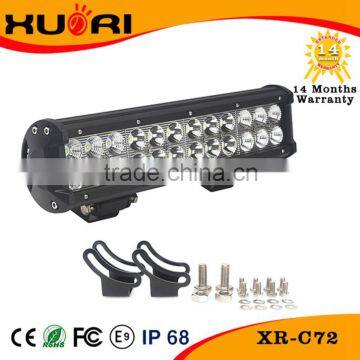 72W 24*3W LED Working Light Bar 12inch 4320lm High Brightness Spot Flood Combo Beam For Offroad SUV DRL 2