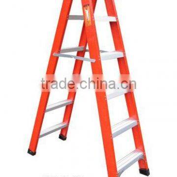 Fiberglass Double Side Step Ladder with EN131.