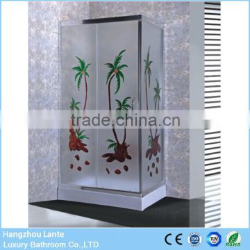 Dubai Folding Shower With Printing Glass