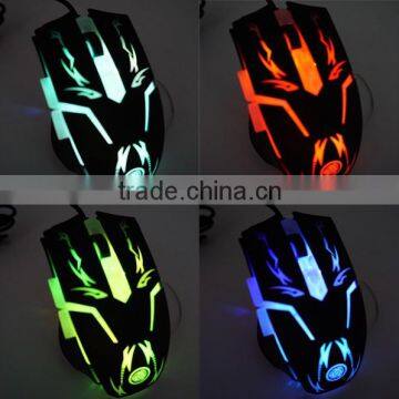 USB Wired Optical Computer Gaming Mouse With LED Light Luminous For Desktop Laptop photo-5