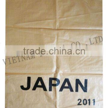 Vietnam Custom Made Kraft Paper pp Woven Bag, pp Laminated Kraft Paper Bag photo-2