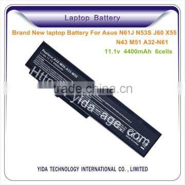 Laptop lithium ion battery for Asus A32-M50 A32-N61 A32-X64 A33-M50