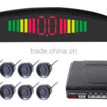 car parking sensor led display indicator,Parking Sensor with 8 Sensors ,Numeral and color LED display