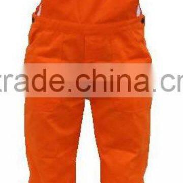 good quality orange bib overall for engineering