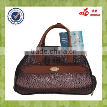 T023 crocodile material trade assurance travel duffel bag size 18