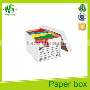 Factory wholesale cardboard paper storage box