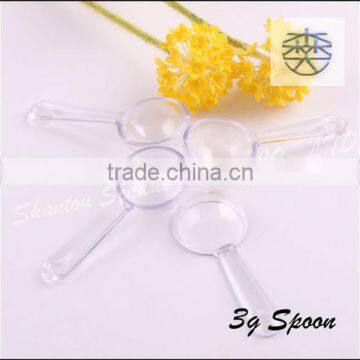 Clean Plastic Spoon for 3g Medicine Powder, Transparent Plastic Measuring Spoon, Milk Powder Plastic Spoon, Plastic Tea Spoon photo-2