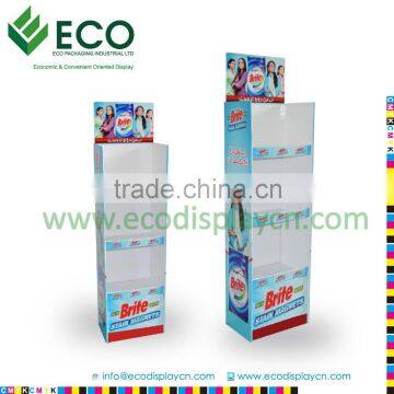 Corrugated Paper Trays Solar Display Stand , Paper Display Stand for Washing Powder