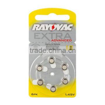 Rayovac Extra Advanced 10 Hearing Aid Batteries, PR70