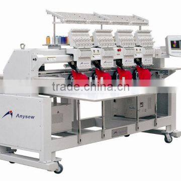 4 head flat tubular embroidery machine AS-1201C