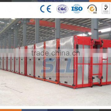 Zhengzhou Sincola sc100/100 construction hoist,sc200 construction elevator,sc200 construction hoist For sale