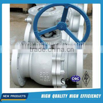 API Cast steel floating ball valve Flanged end made in China