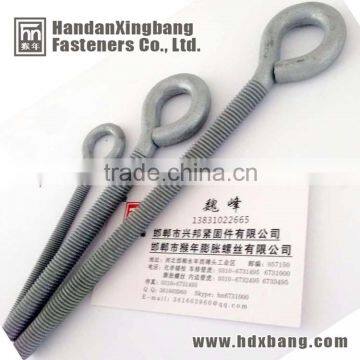 china fastener zinc plates O type eye bolt for concrete fixing