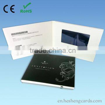 Factory supply competitive price 4.3"christian wedding cardswith 256MB Capactive