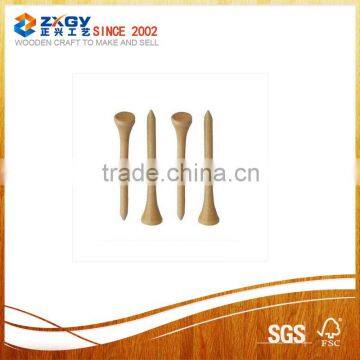 2014 Beautiful wood golf tee with Personalized Logo Imprint 4.2/5.4/7.0/8.3CM