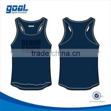 New design outdoor racer back tank top