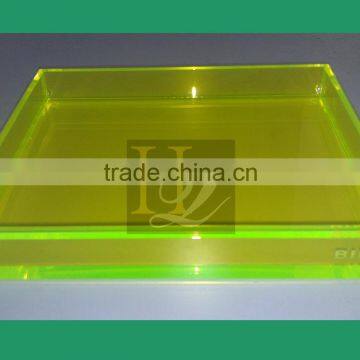 Colorful Square acrylic tray coffee tray