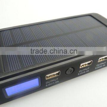 10000mAh 30000mah dual usb portable solar battery charger