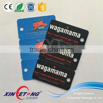 Customized size Die cut PVC Membership Card/Market Barcode Card