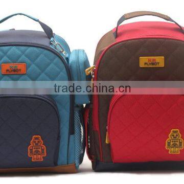 Korea Brand Oxford Polyester Robor Pattern Children Backpack Bag