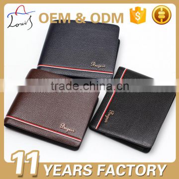 new style brand leather slim man wallet