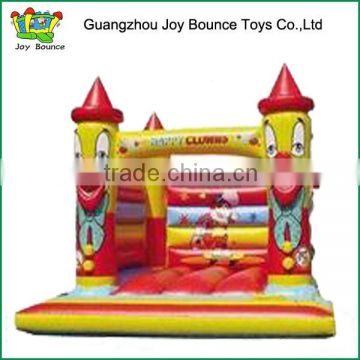 Hot sale new designed clown inflatable bouncy castle, baby boucers and jumpers