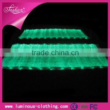 LED lighting fiber optical luminous fabric cloth wholesale sofa cushions fabric