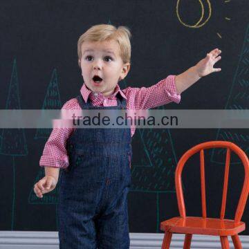 DB1454 dave bella 2014 autumn baby pants children long pants trousers baby jeans overalls bib jeans