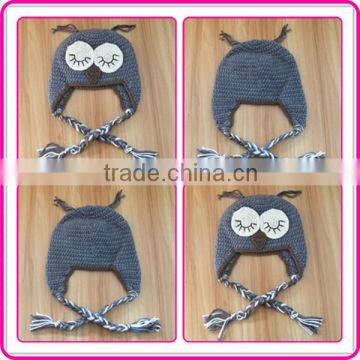 winter crochet pattern handmade baby beanie owl animal knitted hat