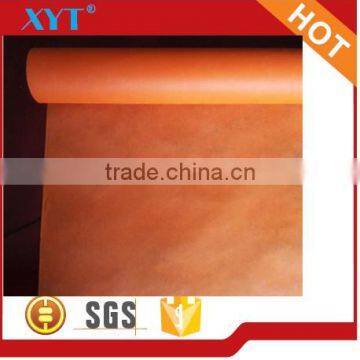 Orange non-woven fabrics with 100% polyester Make-to-Order