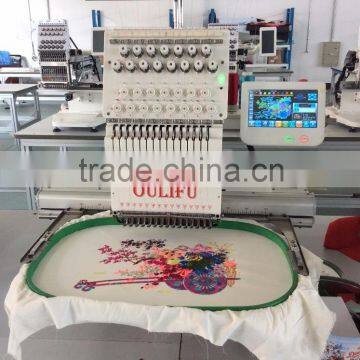 OL-1501 15 Needle Single Head Computerized Hat Embroidery Machine in Good Quality Quality Choice