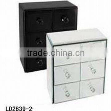 Ruijing Handcraft Mirror Jewelry Box With Drawers