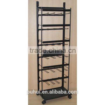 Floor Standing Foldable Metal Display Fixture With Quality Gurantee photo-6