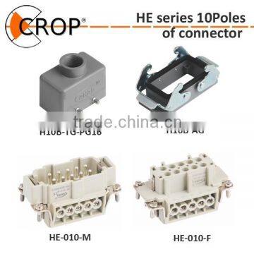 Heavy duty connector H100601MF-M25