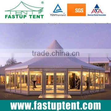 Multi-side marquee Tent with Glass Doors