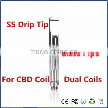 Hot sale CBD oil cartridges Top end 92A3 tank with dual coil, glass vaporizer 92A3 tank fast shipping 92a3 cartridge