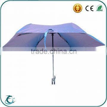 Hot Selling 19 Inch 6 Ribs Yarn-dyed Fabric Mini Fold Umbrella photo-3