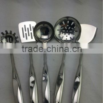 High quality stainless steel ktichen utensils/kitchen accessories/Steel Pipe Handle Kitchen Tools