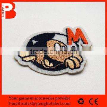 professional wholesale iron on cartoon embroidery patches for jackets