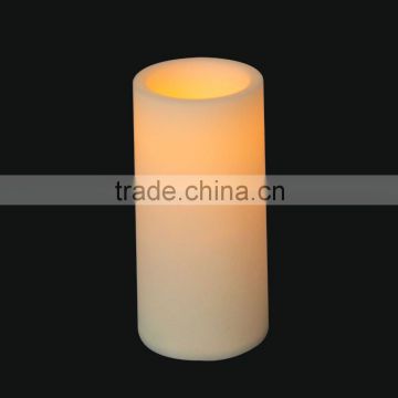 Plastic pillar LED flashing battery operation flameless candle for home or party decor