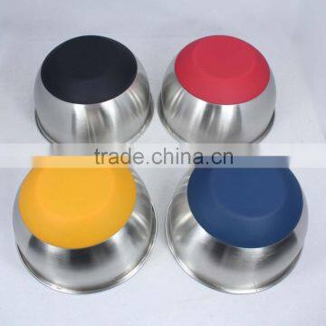 2016 Hot Sale 3pcs Stainless Steel Non-Slip Mixing Bowl