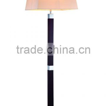 Wooden hotel livingroom floor lamp