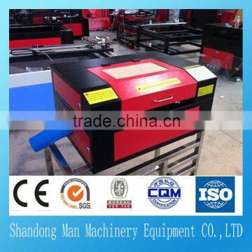 low cost plastic laser cutting machine/ euro laser cutting machine 400*600mm