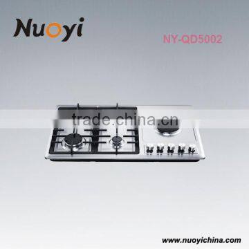 Nuoyi NY-QD5002 Gas Electric Combination Cookers with hot plate/5 burner