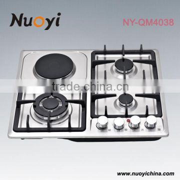 Hot sell ! Gas & electric cooktop with 4 burners