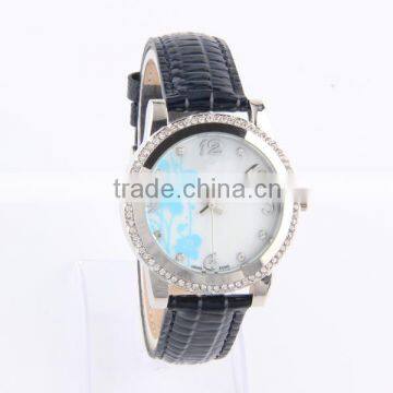 Wrist Ladies Vogue Leather Watch Crystal photo-5