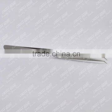 professional 45 degree angle curved tip tweezer