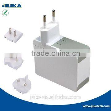 Exchangeable Usb Wall Plug Rapid Travel Charger Dual Port 5v 5a Smartphone Charger Hotsale for Galaxy s5 photo-5