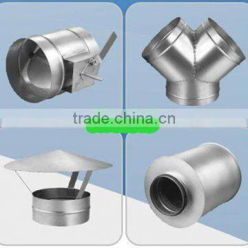 Metal Pipe Fitting, Damper,Muffle Sliencer,Cap,Tee